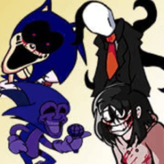 FNF: Everyone from Creepypastas Sings Too-SLow 