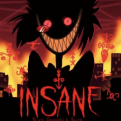 FNF Insane (A Hazbin Hotel Song) with Lyrics 