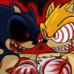 FNF:Prey but Fleetway, Sonic.exe, and Sonic sing it Mod