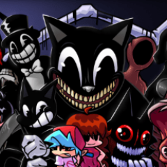 FNF vs Outrun Cartoon Cat 